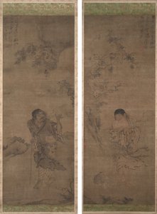 李铁拐；刘海蟾 作者 未知艺术家