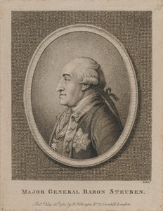 Major General Baron Steuben (etching) 作者 未知艺术家