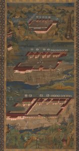 熊野三神社曼荼罗 作者 未知艺术家
