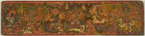 伟大女神颂》（Devimahatmya）手稿封面 作者 未知艺术家