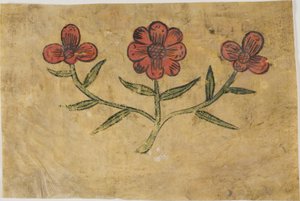 剪花手稿 作者 未知艺术家