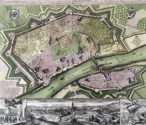 法兰克福地图 作者 未知艺术家