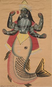 毗湿奴的鱼神阿瓦塔拉（Matsya 作者 未知艺术家
