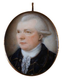 Miniature portrait of Captain John Coxon (painting) 作者 未知艺术家