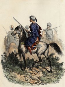 负责阿尔及尔农村警察的摩尔人宪兵（或野战卫队），于1831年受训。"L