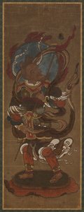 十二魔神之一：辅天 (<em>Vayu</em>) 作者 未知艺术家