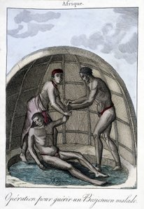 Operation to cure a Bojesmen - engraving 作者 未知艺术家