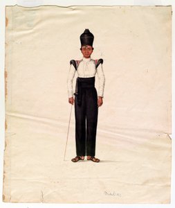 Orderly boy, Madras Army 作者 未知艺术家