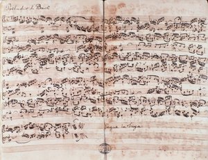 约翰-塞巴斯蒂安-巴赫的《音乐之声》中的C调前奏曲页面 作者 未知艺术家