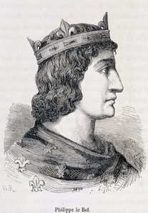 Philippe IV le Bel (1268 - 1314) - in “” Histoire de France populaire”” by Henri Martin, Jouvet, Paris, T.1 作者 未知艺术家