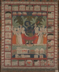 Shri Nathji 的 Pichvai 作者 未知艺术家