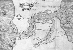 显示君士坦丁堡海峡（现为博斯普鲁斯海峡（Bosporos））的平面图——在“1621年国王下令进行的黎凡特航行”中，1629年编辑（路易十三勒贾斯特统治时期） 作者 未知艺术家