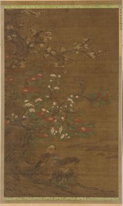 梅花、山茶花、鸳鸯花 作者 未知艺术家