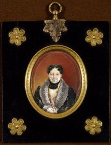 芭蕾舞大师查尔斯-路易（Charles-Louis）-迪德洛（1767-1837 年）肖像（芭蕾舞大师 C. L. 迪德洛肖像）。佚名作品，板上油画，约 1820 年。19 世纪肖像，古典主义。圣彼得斯国家戏剧和音乐艺术博物馆 作者 未知艺术家
