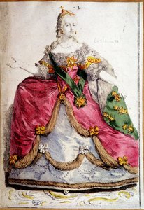 Portrait in feet of Catherine II of Russia 作者 未知艺术家