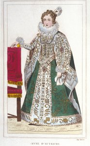 Chithunzi cha Anne waku Austria (1601-1666). Zithunzi za 1830 作者 未知艺术家