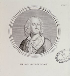 Portrait of Antonio Vivaldi (engraving 作者 未知艺术家