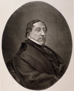 Portrait of Gioacchino Rossini (engraving 作者 未知艺术家
