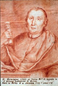 Girolamo Chiti di Siena (1679-1759)的肖像，意大利教堂大师（kapellmeister）的雕像。18世纪。博洛尼亚，civico Museo博物馆 作者 未知艺术家