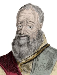 Portrait of Henri Percy (Henry Percy) (1564-1632), 9th Earl of Northumberland, nicknamed the Wizard Count, imprisoned for his participation in the Powder Conspiracy (1605). Engraving of the 19th century. 作者 未知艺术家