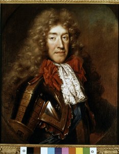 詹姆斯二世 (1633-1701) 的肖像，他是英格兰、爱尔兰和苏格兰国王，以詹姆斯七世的名义。 作者 未知艺术家