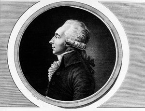 Jean Baptiste Anacharsis Clootz（让-巴蒂斯特-阿纳查斯-克洛茨）的肖像。 作者 未知艺术家