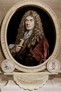 Portrait of Jean Baptiste Lully (Giovanni Battista Lulli) (1632-1687). 作者 未知艺术家