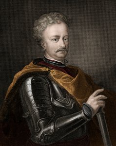 约翰三世索别斯基 (1629-1696) 波兰国王的肖像 - 约翰索别斯基三世 作者 未知艺术家