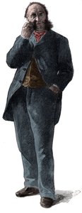 儒勒-费里（1832-1893）的肖像，法国政治家 作者 未知艺术家