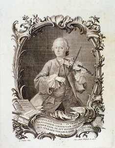 Portrait of Leopold Mozart (engraving 作者 未知艺术家