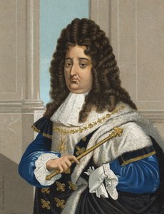 法国国王路易十四（1638-1715）的肖像。在 "名人和妇女 "之后。巴塞罗那 1877年。 作者 未知艺术家