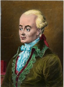 吕克·德·克拉皮尔斯 (Luc de Clapiers) 的肖像，法国道德家 Marquis de Vauvenargues (1715 - 1747)。 18 世纪的雕刻。 私人收藏。 作者 未知艺术家