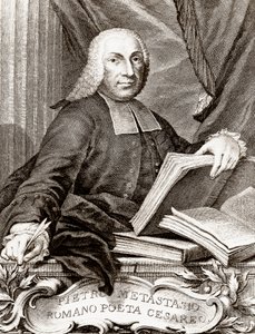 皮特罗-特拉帕西（Pietro Trapassi）的肖像，称为皮特罗-梅塔斯蒂奥（Metastase）（1698-1782）意大利诗人和编剧。 作者 未知艺术家