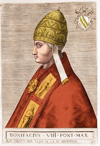 教皇博尼法斯八世的肖像 (Benedetto Caetani dit Bonifacio VIII 作者 未知艺术家