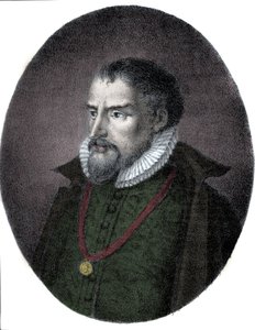 Roland de Lassus（奥兰多斯或奥兰多迪拉索，大约 1531-1594 年）的肖像，佛兰德-佛兰德作曲家。 作者 Unknown artist
