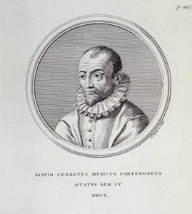 Scipione Cerreto 肖像（雕刻） 作者 未知艺术家