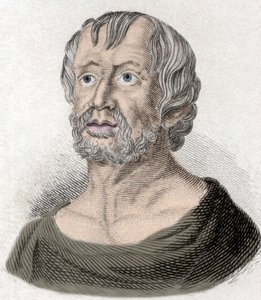 Portrait of Seneque (Lucius Annaeus Seneca, 4 BC-65 AD. JC), philosopher of the Stoician school, playwright and a Roman statesman. 作者 未知艺术家