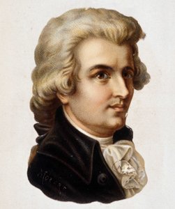 沃尔夫冈-阿玛迪斯-莫扎特（1756-1791）的肖像 作者 未知艺术家
