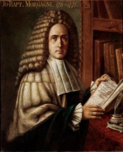 医生和解剖学家的肖像 (Giovanni Battista) (Giovan Battista) Giambattista Morgagni (1683-1771) (John the Baptist) 病理解剖学创始人 18 世纪意大利帕多瓦大学的匿名绘画 作者 未知艺术家