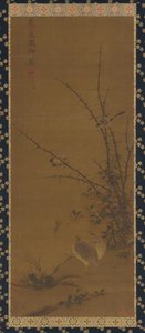 鹌鹑、其他鸟类和荆棘树 作者 未知艺术家