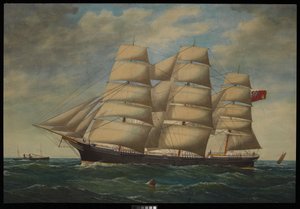 岩石地 1878 年（水粉画和水彩画） 作者 未知艺术家
