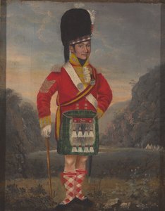 第92高地人军士，大约1816年 作者 未知艺术家