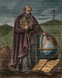 罗耀拉的圣依纳爵（1491-1556）（彩色雕刻）--罗耀拉的依纳爵肖像（Sant Ignazio或圣依纳爵 作者 未知艺术家