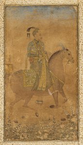 马背上的苏丹阿卜杜拉-库特布-沙阿（1614-74 年 作者 未知艺术家