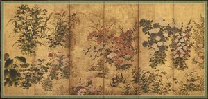 夏季和秋季花卉 作者 未知艺术家
