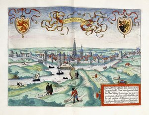 荷兰S-海尔托亨博斯市，1588年 作者 未知艺术家