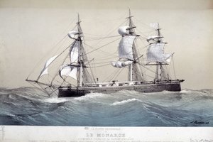 君主，英国舰队，大约 1850 年 作者 未知艺术家