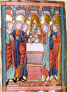 微型寺庙的演示文稿取自“” Liber Psalmorum Cum Calendario””或“” Psaltier à l