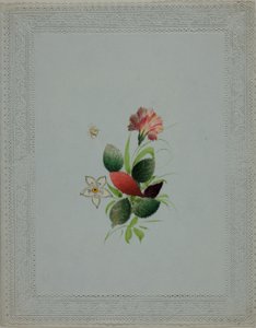 无题情人节（粉白花朵） 作者 未知艺术家