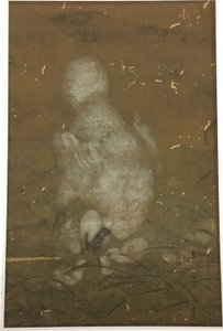 白母鸡和小鸡 作者 未知艺术家